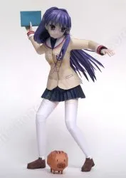 Anime lány, ani-papercraft - papír modell - egy fotóalbumot hobbija