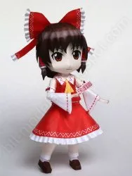 Anime lány, ani-papercraft - papír modell - egy fotóalbumot hobbija