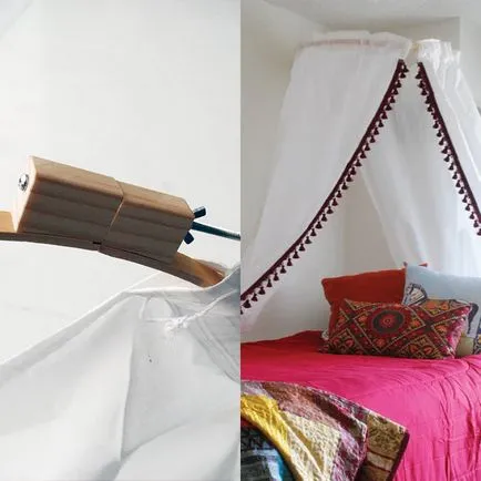 Ponyva egy kiságy kezét lépésről lépésre fotók és mesterkurzus