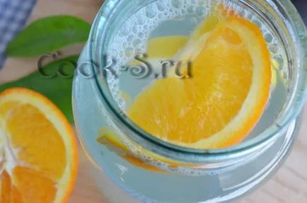 Birch sap - konzerválás citrom és narancs - lépésről lépésre recept fotókkal, megőrzése (megőrzésére nyírfa nedv a citrom és narancs) Birch sap - konzerválás citrom és narancs - lépésről lépésre recept fotókkal, konzervipari