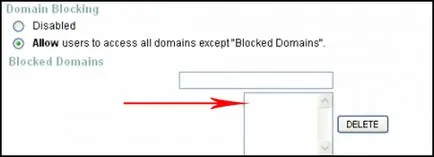 Blokkolja az oldalt egy router