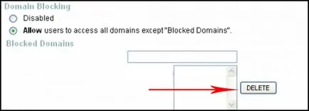 Blokkolja az oldalt egy router