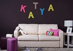 Letters kartonból, játékok és kézműves