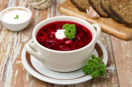 Borscht különböző 8 legfinomabb cékla receptek, e-szor