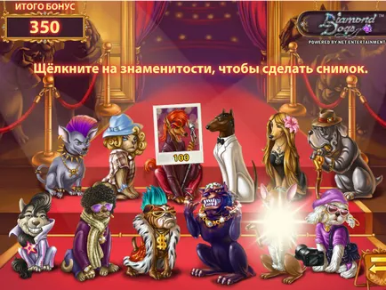 Ragyogó gyémánt kutyák - Kutya Kutya játékgép