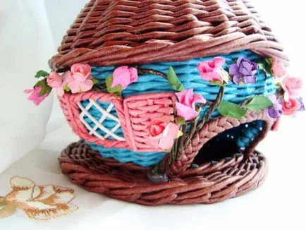 Teaház saját kezűleg a decoupage technikával