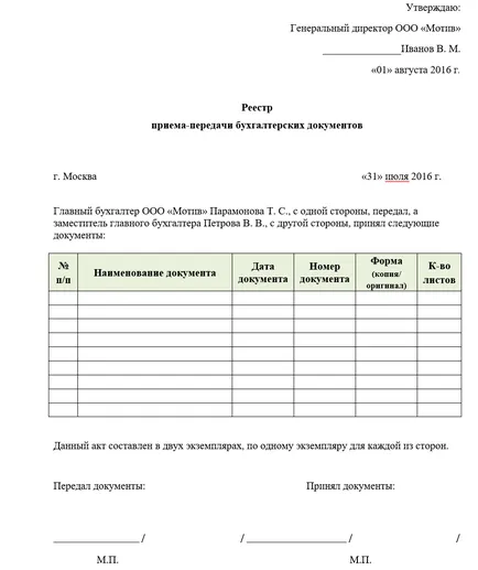 Számviteli dokumentumok és céljuk, modern vállalkozó
