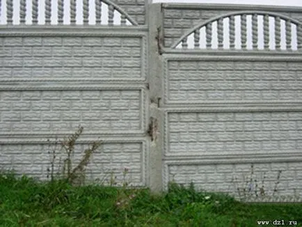 Hogyan kell festeni a betonkerítés jobb