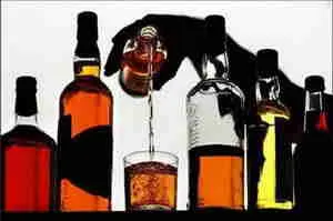 Hány mállott alkohol (vodka, bor, sör)