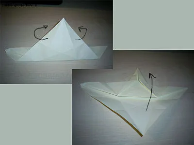 Tesszük kézműves origami papír „Jonathan Livingston Seagull” fényképes utasítások (Jonathan) Tesszük kézműves origami papír „Jonathan Livingston Seagull” fényképes útmutató