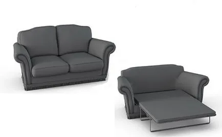 Sofa francia kagyló ortopéd matrac