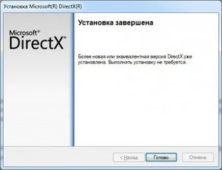 directx frissítés