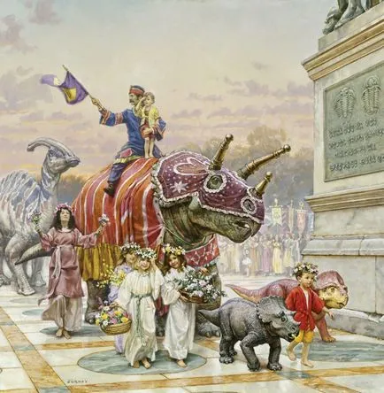 A dinoszauruszok kihalása nemrégiben ... - ismeretlen (fiatal példányok dinoszauruszok) A dinoszauruszok kihalása nemrégiben ... - ismeretlen