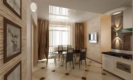 Interior Design konyha-étkező és a konyha stúdió friss ötletekkel 2017 30 fotó