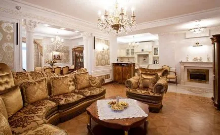 nappali design klasszikus stílusban
