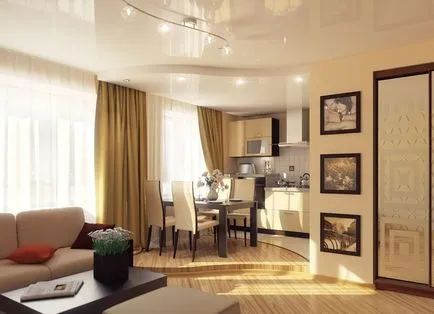 Interior Design konyha-étkező és a konyha stúdió friss ötletekkel 2017 30 fotó