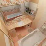 Design projekt a fürdőszobában belső fotó szoba