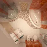 Design projekt a fürdőszobában belső fotó szoba