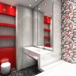 Design projekt a fürdőszobában belső fotó szoba