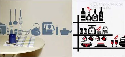 A design a falak a konyhában - tervezési ötletek a konyha falai (fotó)