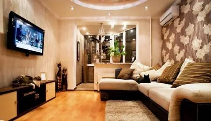 Hálószoba design és egy loggia fotó
