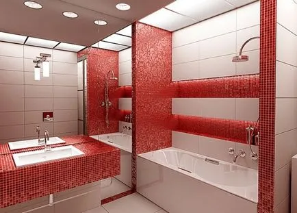 Design projekt a fürdőszobában belső fotó szoba