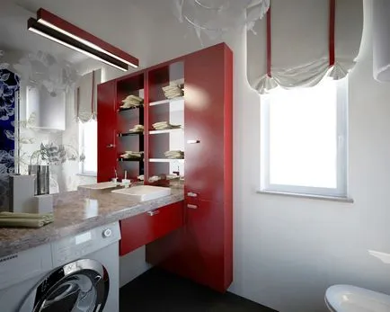 Design projekt a fürdőszobában belső fotó szoba