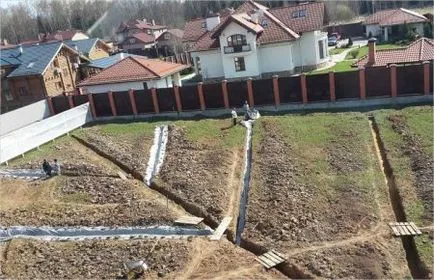 Vízelvezető rendszer áramkör része, számítási és összeszerelés (rész) Vízelvezető rendszer áramkör része, számítási és telepítési