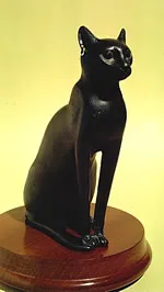 Az egyiptomi istennő Bastet (Bast) - istennő fejét egy macska - egyiptomi piramisok örökre!