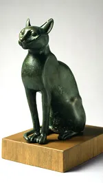 Az egyiptomi istennő Bastet (Bast) - istennő fejét egy macska - egyiptomi piramisok örökre!