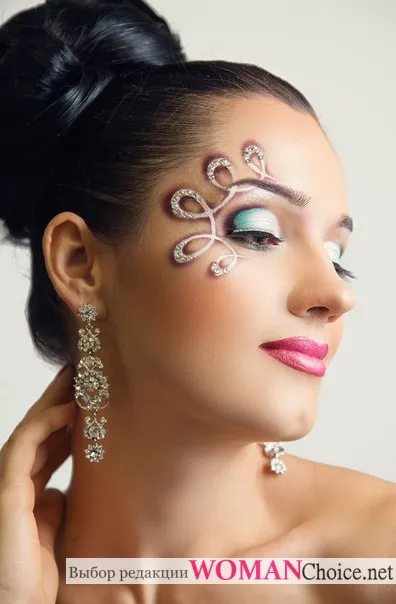 Fantasy make-up - fénykép és friss ötletek (álarcosbál) Fantasy make-up - fénykép és friss ötleteket