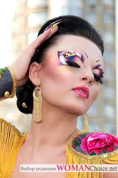 Fantasy make-up - fénykép és friss ötleteket (ötletek) Fantasy make-up - fénykép és friss ötleteket