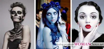 Fantasy make-up - fénykép és friss ötletek (álarcosbál) Fantasy make-up - fénykép és friss ötleteket