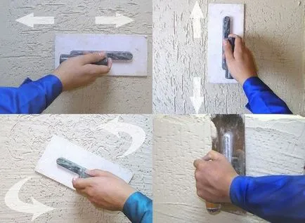 Texturált gipsz falak saját kezűleg látványos, mint valaha (falak) Texturált gipsz falak saját kezűleg látványos, mint valaha
