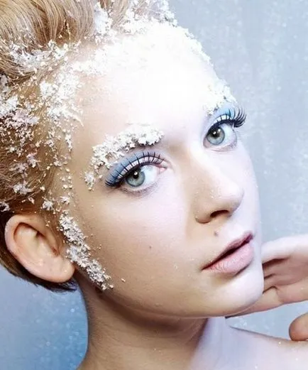 Fantasy smink, fotó lépésről lépésre (a fantázia smink) Fantasy make-up, lépésről lépésre fotó