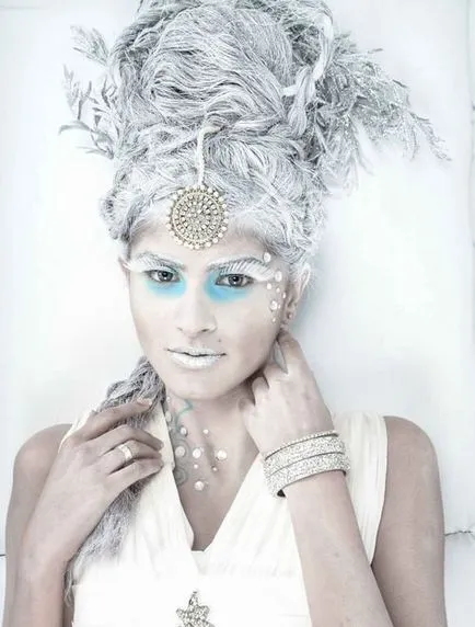 Fantasy make-up, lépésről lépésre fotó (kell) Fantasy make-up, lépésről lépésre fotó