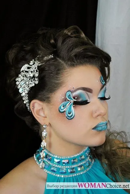 Fantasy make-up - fénykép és friss ötleteket (ötletek) Fantasy make-up - fénykép és friss ötleteket