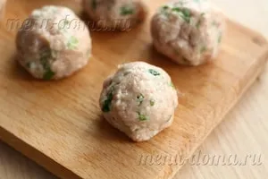 Húsgombóc szósszal recept lépésről lépésre fotók