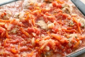 Húsgombóc szósszal recept lépésről lépésre fotók