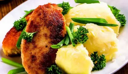 Díszítsük a szeletek (hús, csirke, hal) recept fényképpel (szelet) Díszítsük a szeletek (hús, csirke, hal) receptek fotókkal