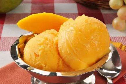 Gyümölcs sorbet fagylalt otthon, a hivatalos honlapján receptek Julia Vysotsky