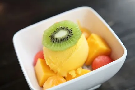 Gyümölcs sorbet fagylalt otthon, a hivatalos honlapján receptek Julia Vysotsky