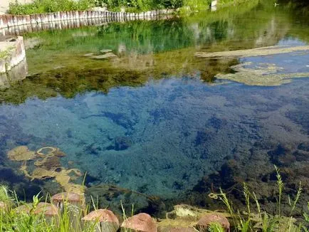 Blue Lake (Ufa) egy egyedülálló természeti emlék