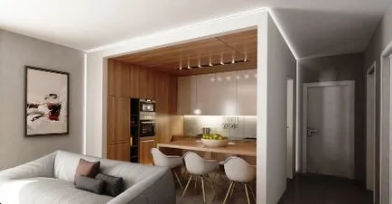 Ötletek a javítás egy kis lakást (fotó)
