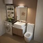 Sikeres tervezési ötletek kis fürdőszoba, design m2