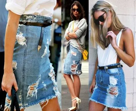 Hogyan és mit kell viselni a farmer szoknya - fotók, stílus, divat (mit vegyek farmer szoknya) Hogyan és mit kell viselni a farmer szoknya - fotók, stílus, divat