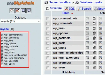 Hogyan változtassuk meg a prefix wp_ a mysql adatbázis, honlap készítés