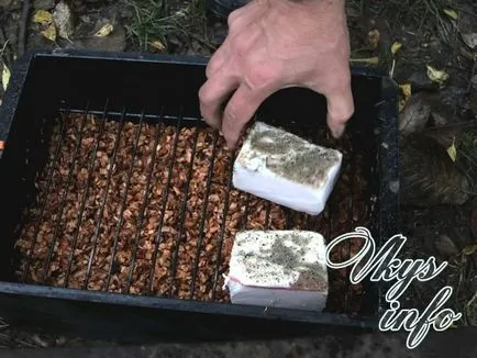 Hogyan füst szalonnát smokehouse füstölt recept egy fotó