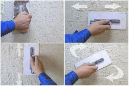Hogyan kell alkalmazni a dekoratív vakolat woodworm (gipsz) Hogyan kell alkalmazni a dekoratív vakolat woodworm