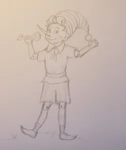Hogyan kell felhívni Pinocchio, fokozatosan felhívni a ceruza, babám